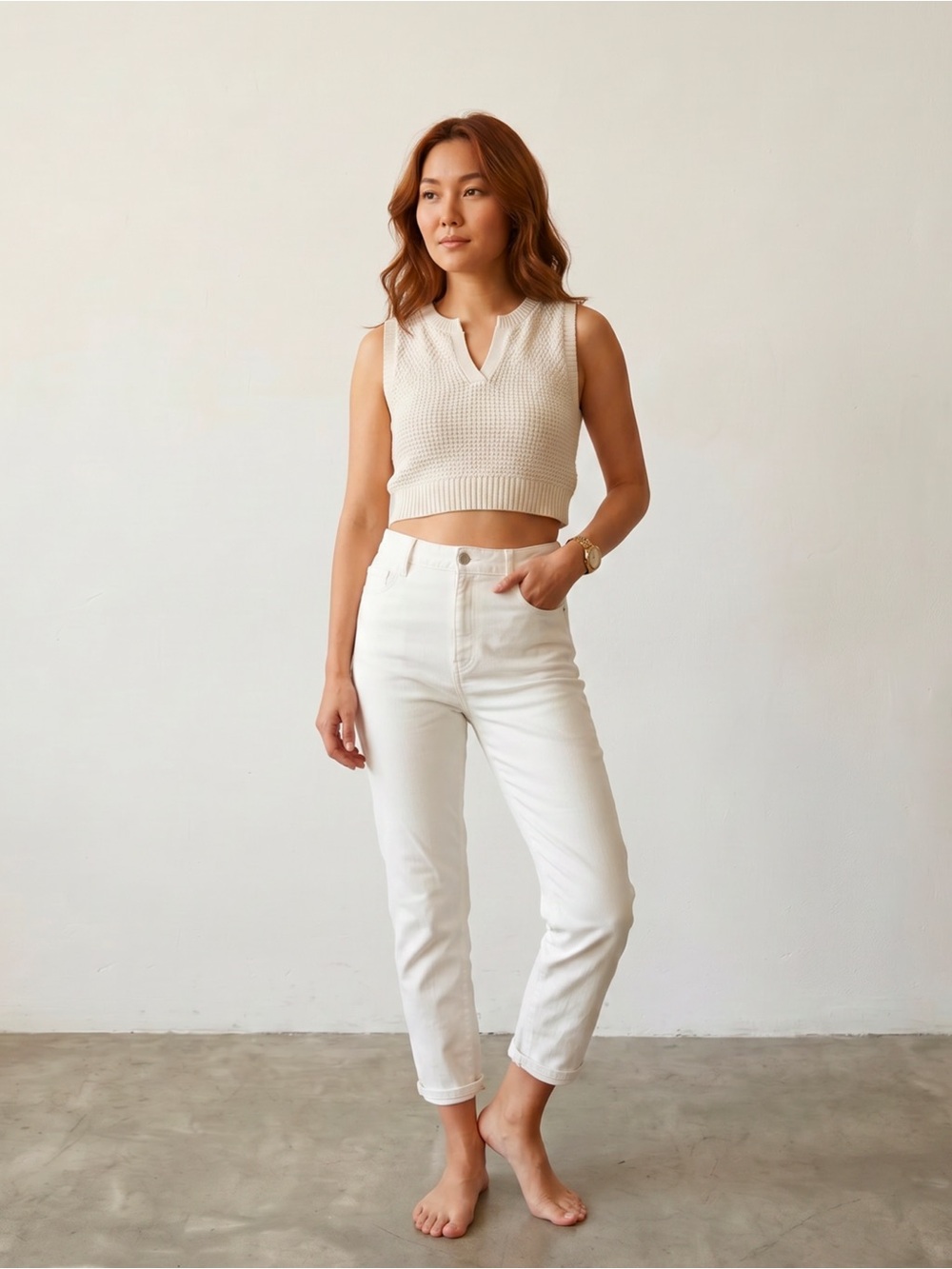 OAK + FORT White Jeans